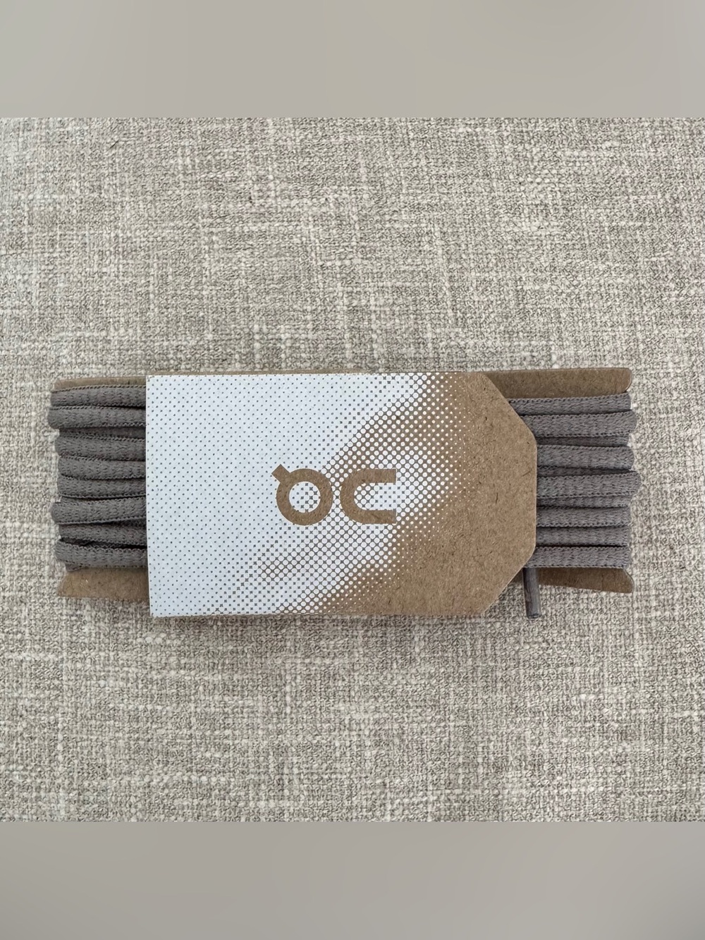 ON Cloud Gray No Tie Shoe Laces